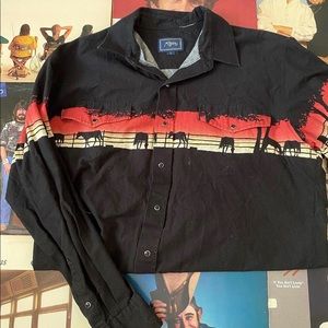 Vintage western roper pearl snap